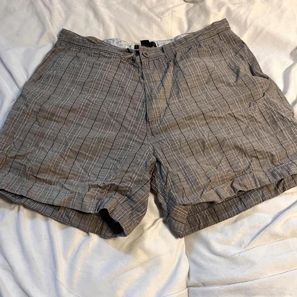 Y2K Cotton Reel Plaid Chino Shorts Size 34
